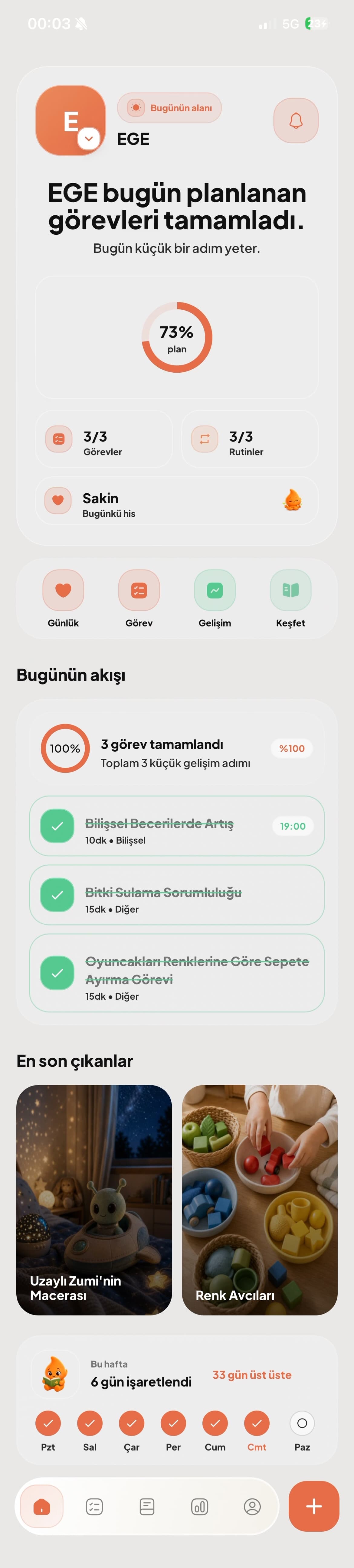 Joylo veli uygulaması ana ekran
